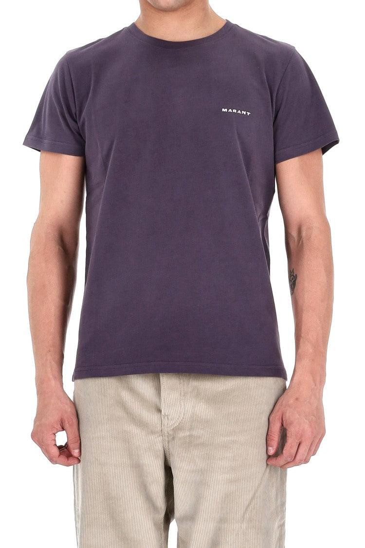 Isabel Marant Zafferh Model Cotton Logo T-Shirt