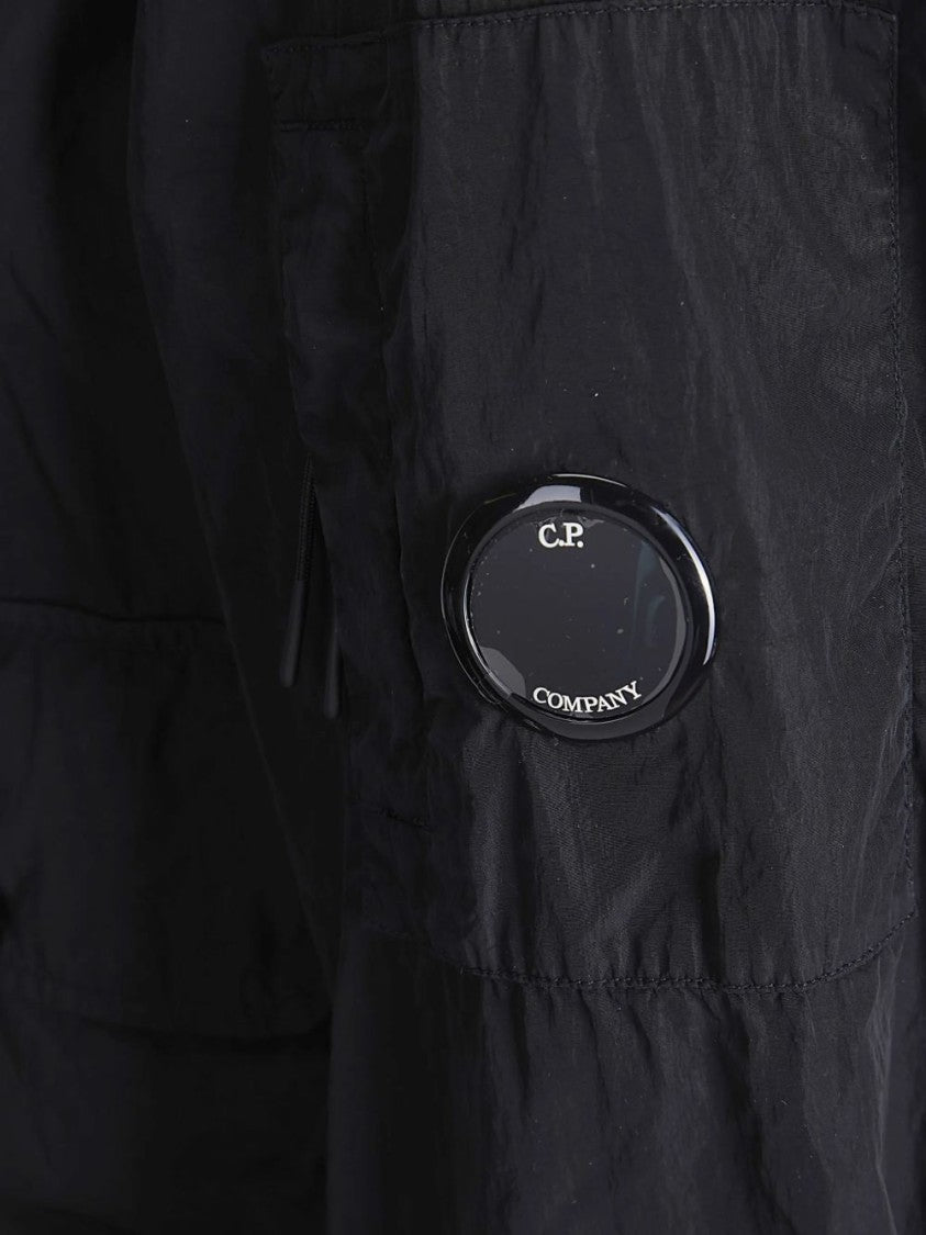 C.P. Company Structured Dark Blue Jacket With Distinctive Lens Detail