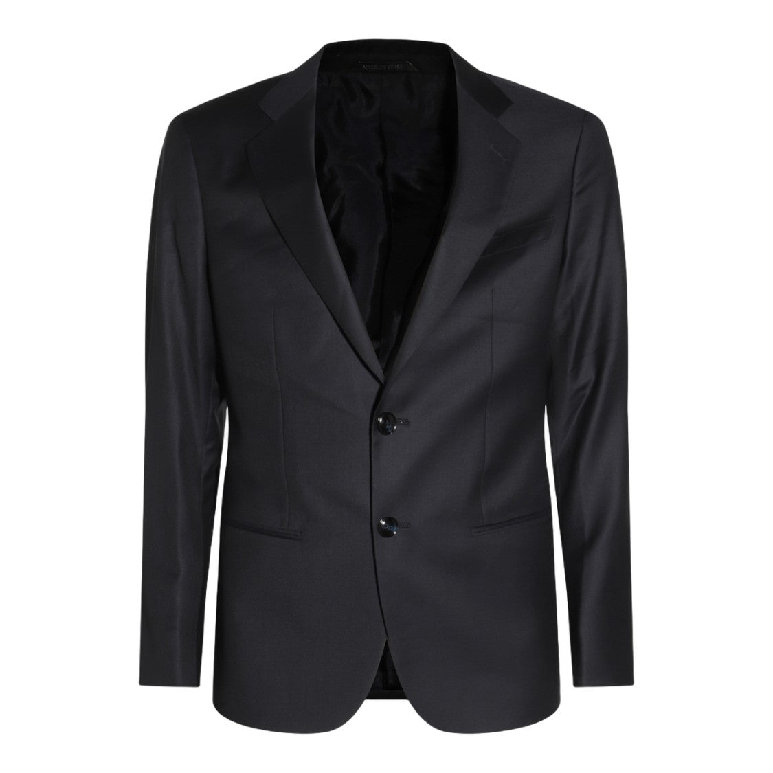 Giorgio Armani Tailored Black Suit With Classic Two-Button Blazer