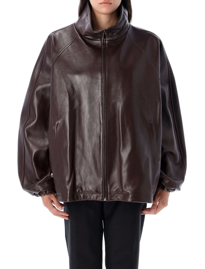 Magda Butrym Leather Caban Jacket