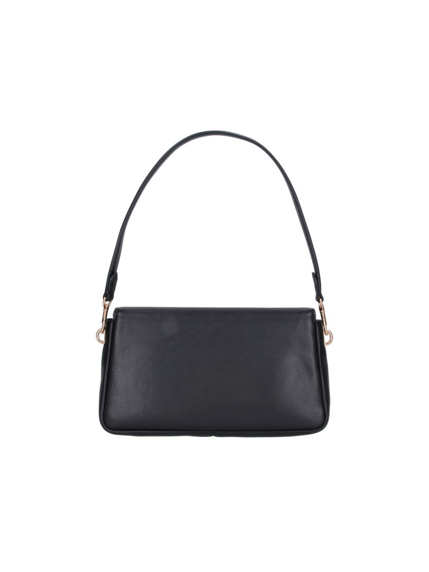 Tory Burch Black Charlie Leather Shoulder Bag