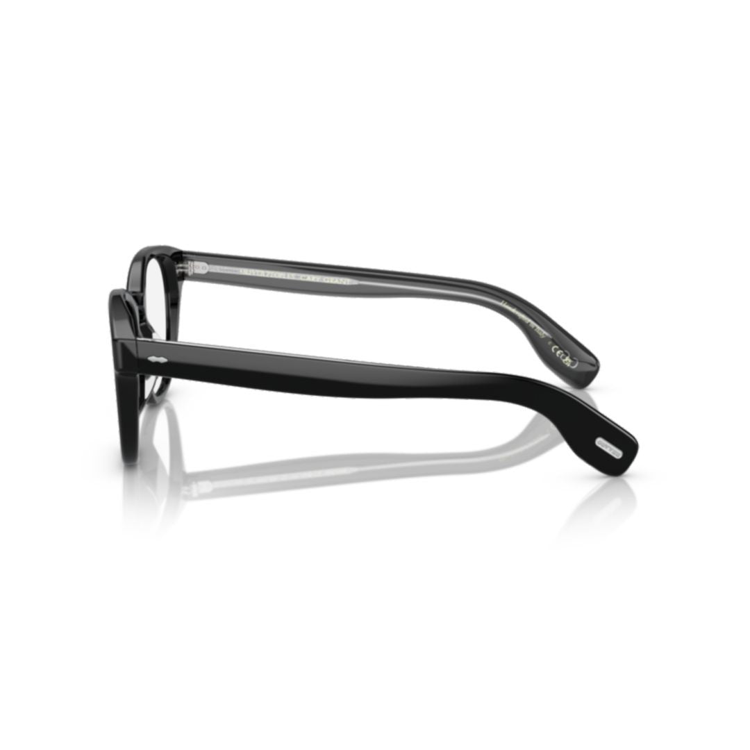 Oliver Peoples 0Ov5413u Classic Round Sunglasses With Glossy Black Acetate Frame