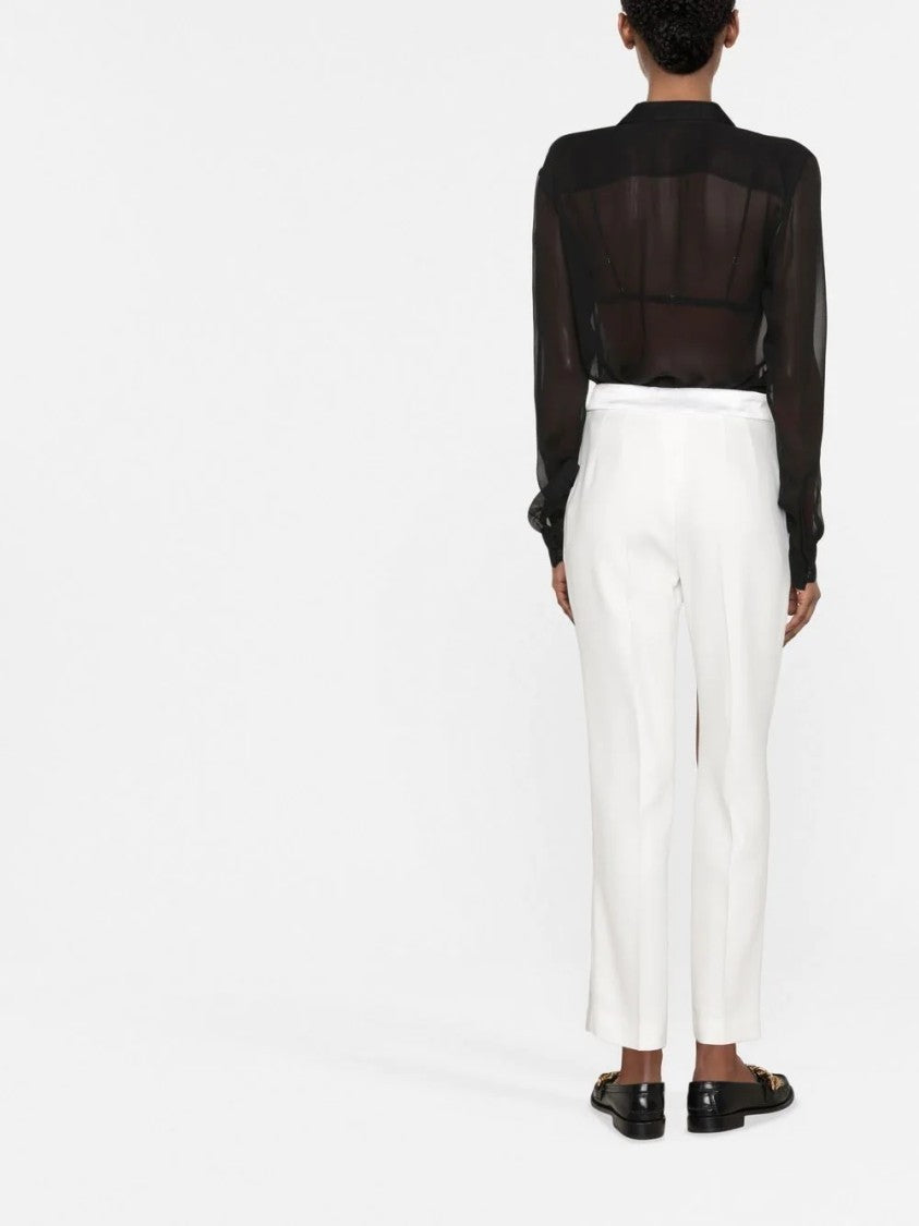 Ermanno Scervino White Cropped Pants