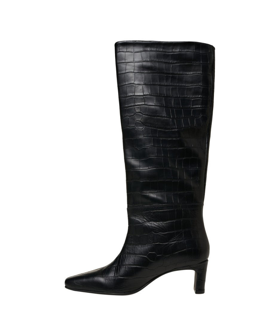 Copenaghen Crocodile-Effect Boots
