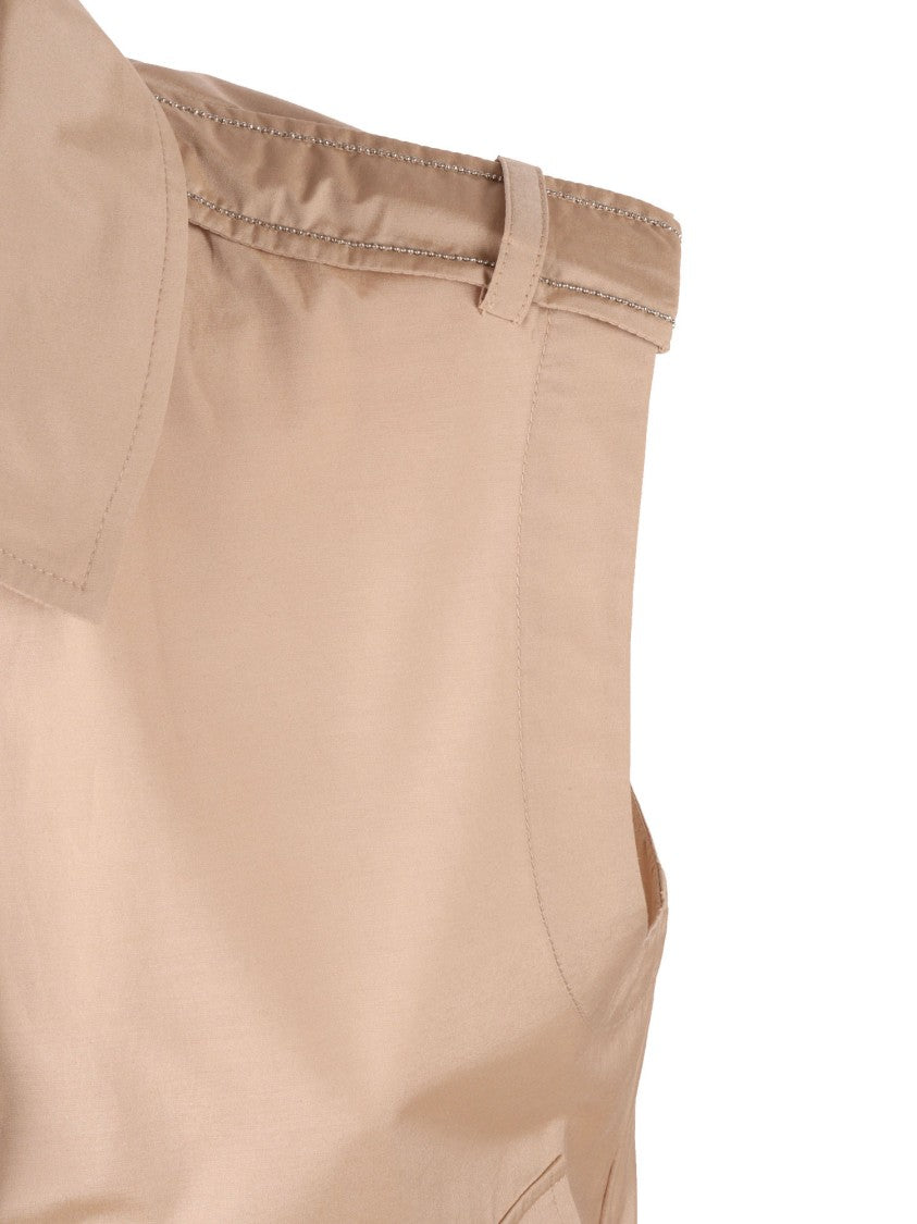 Peserico Tailored Sleeveless Flap Pocket Vest