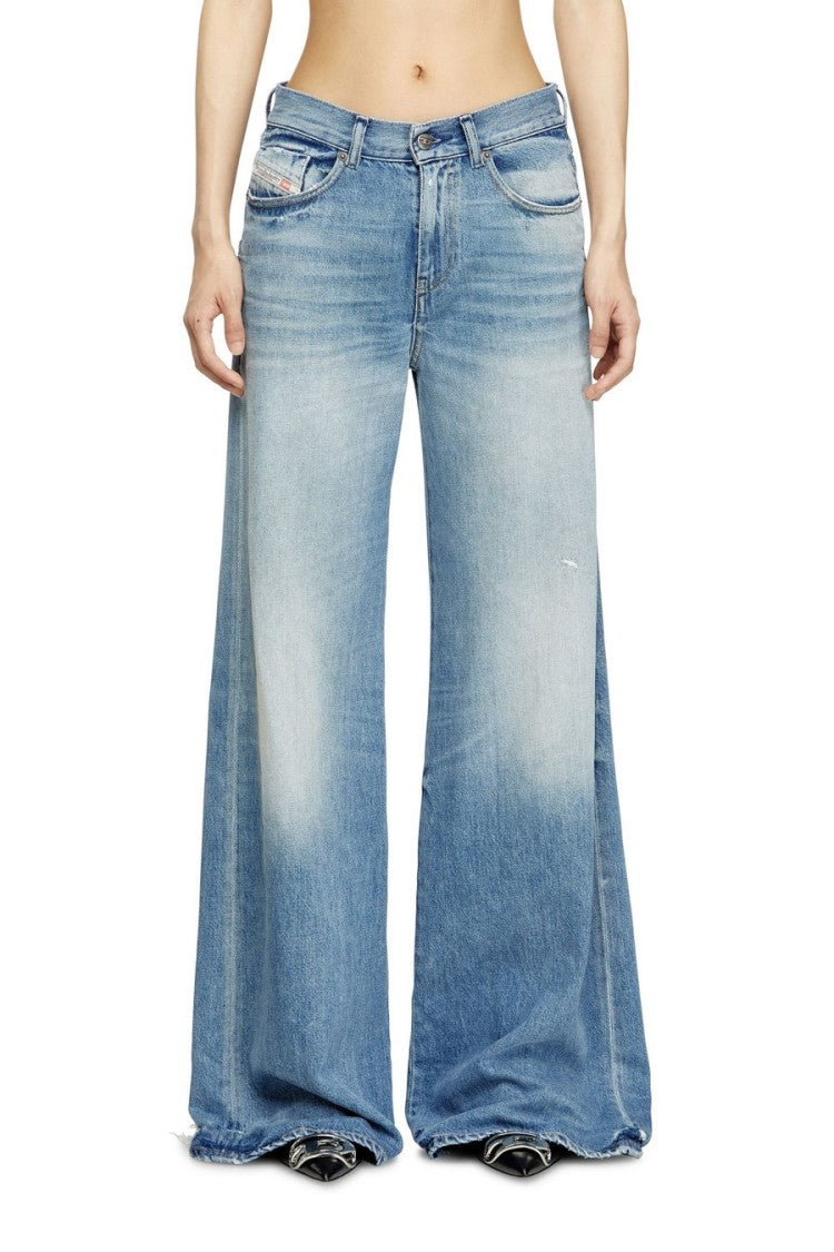 Diesel Blue Cotton Jeans