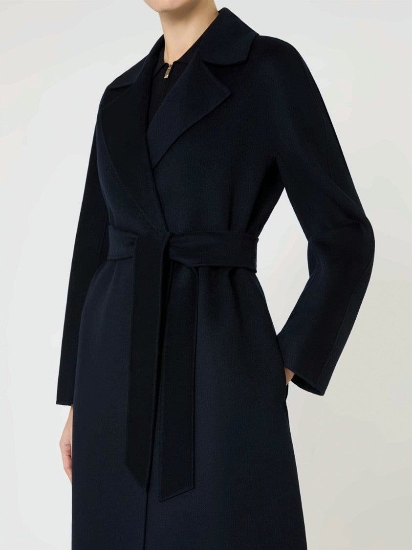 Max Mara Tailored Long Coat With Wide Lapel