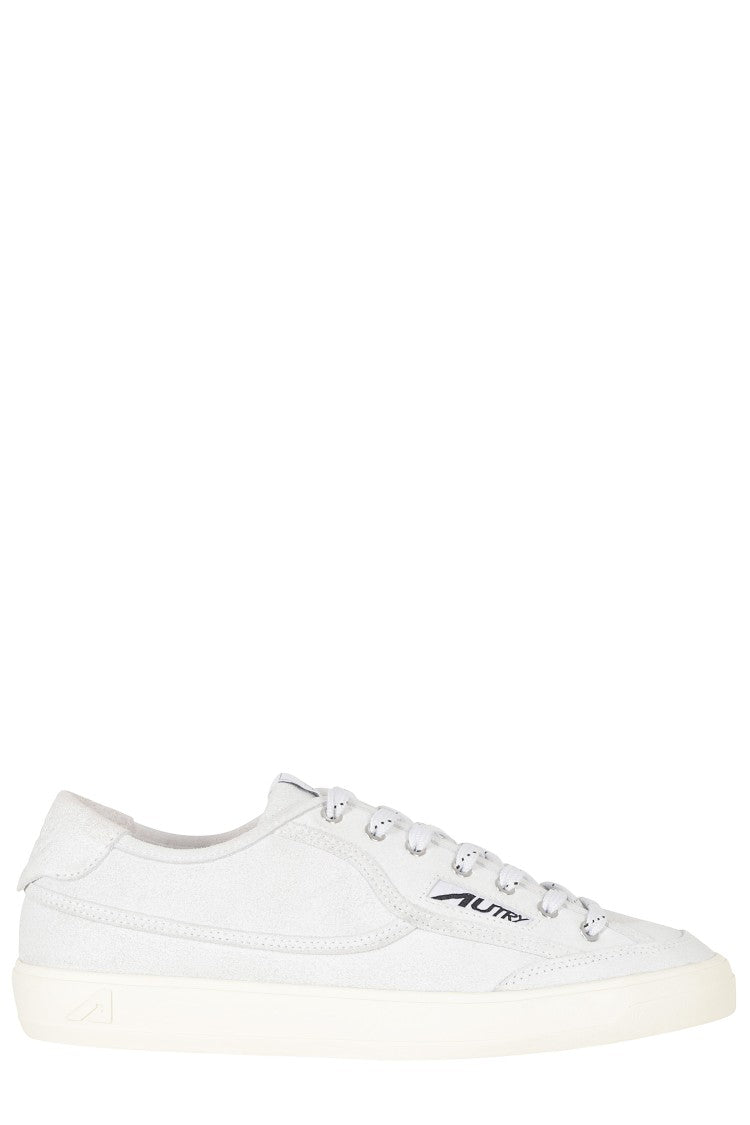 Autry White Windscape Low Leather Sneakers