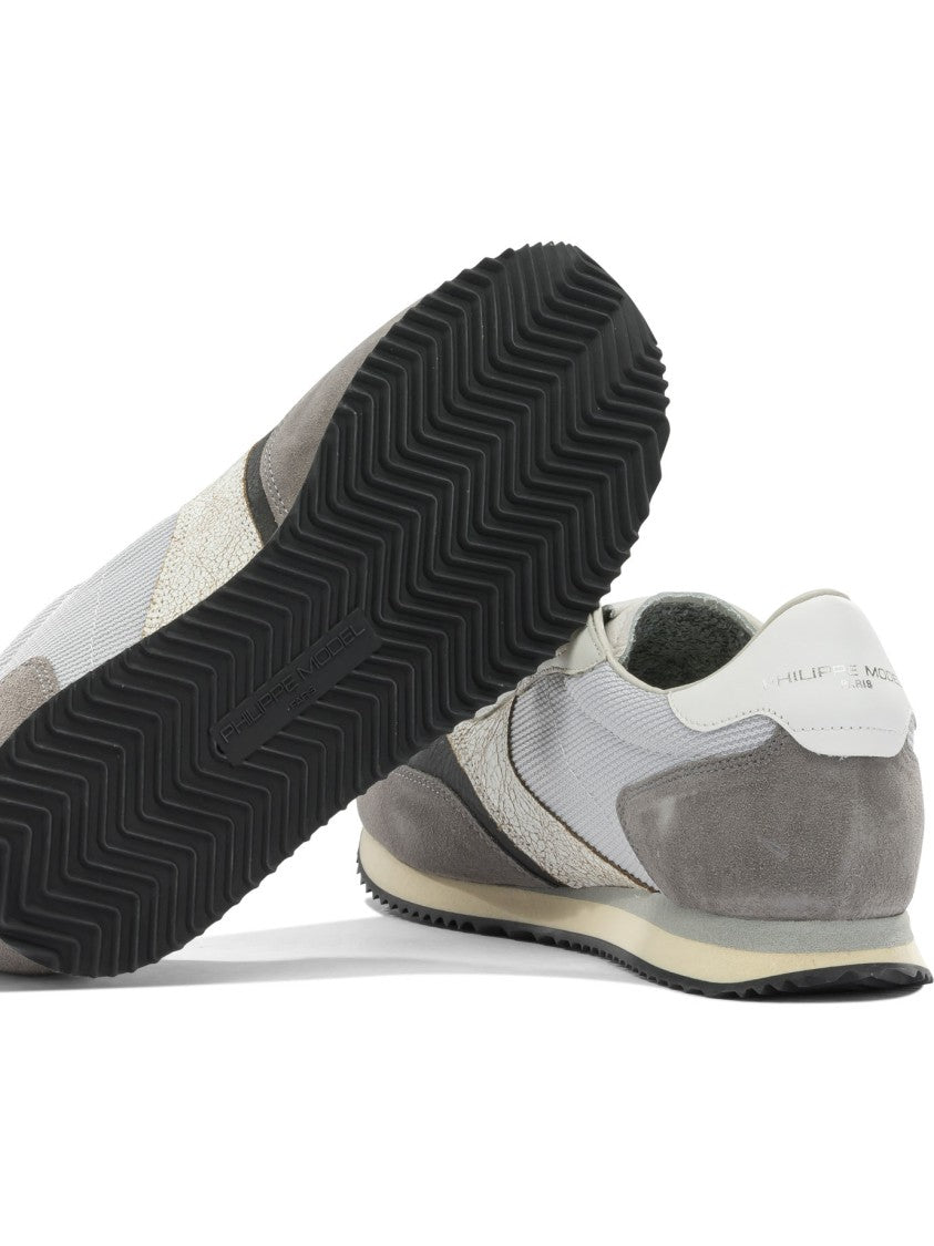 Philippe Model Paris Low-Profile Sneakers With Mesh