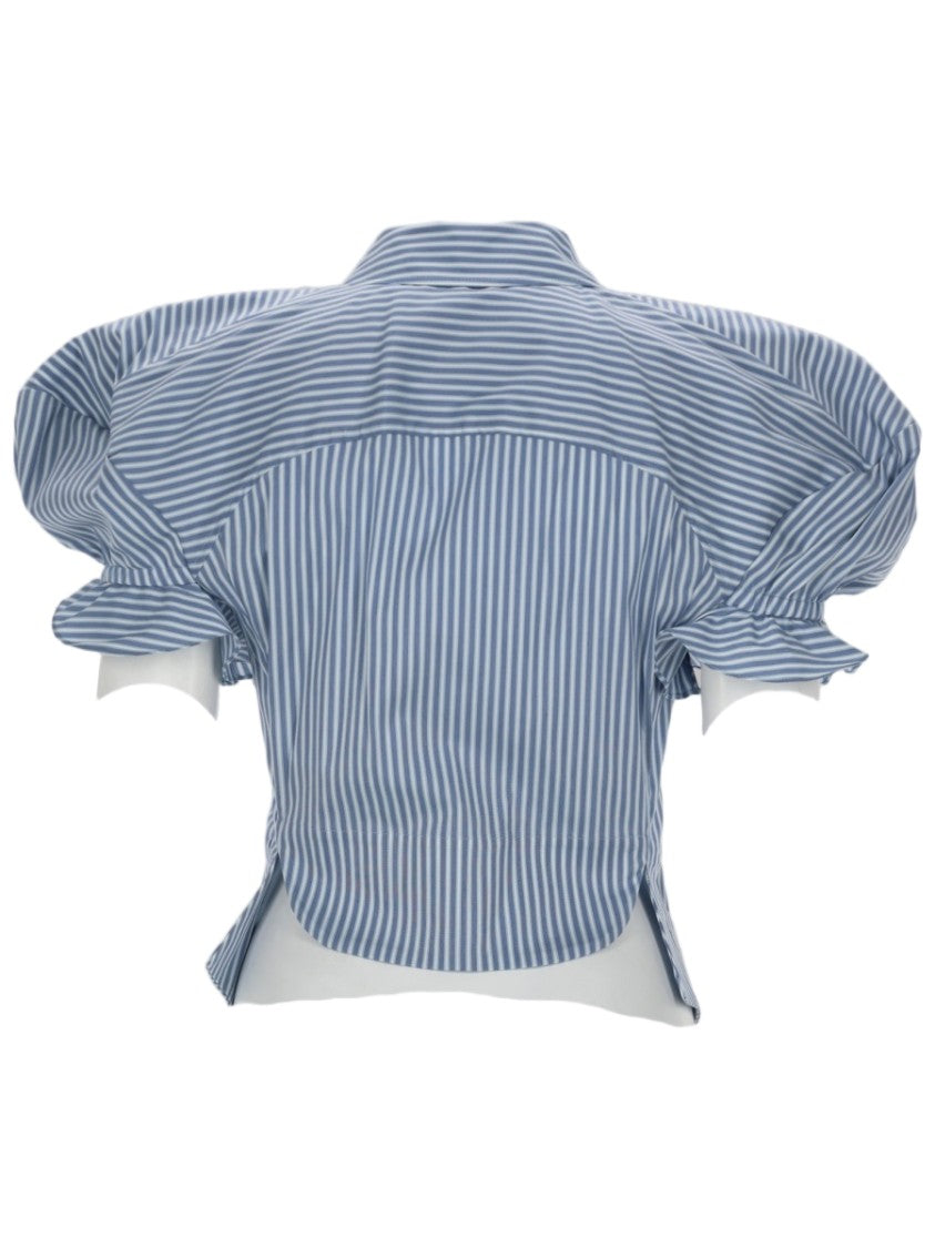 Vivienne Westwood Gexy Tailored Striped Vertical Cotton Shirt