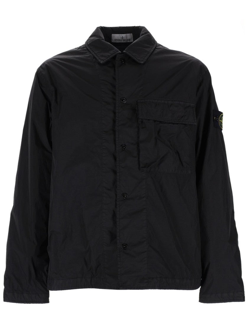 Stone Island Neutrals Padded Chest Pocket Polyamide Jacket