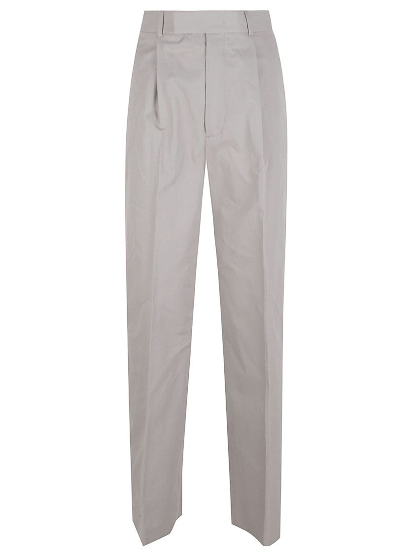 Jil Sander Beige Straight-Leg Trousers