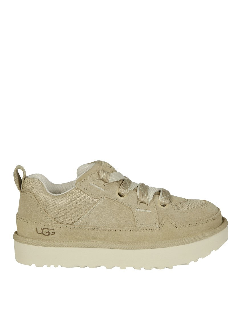Ugg M Lo Lowmel Sole Sneakers In Soft Suede