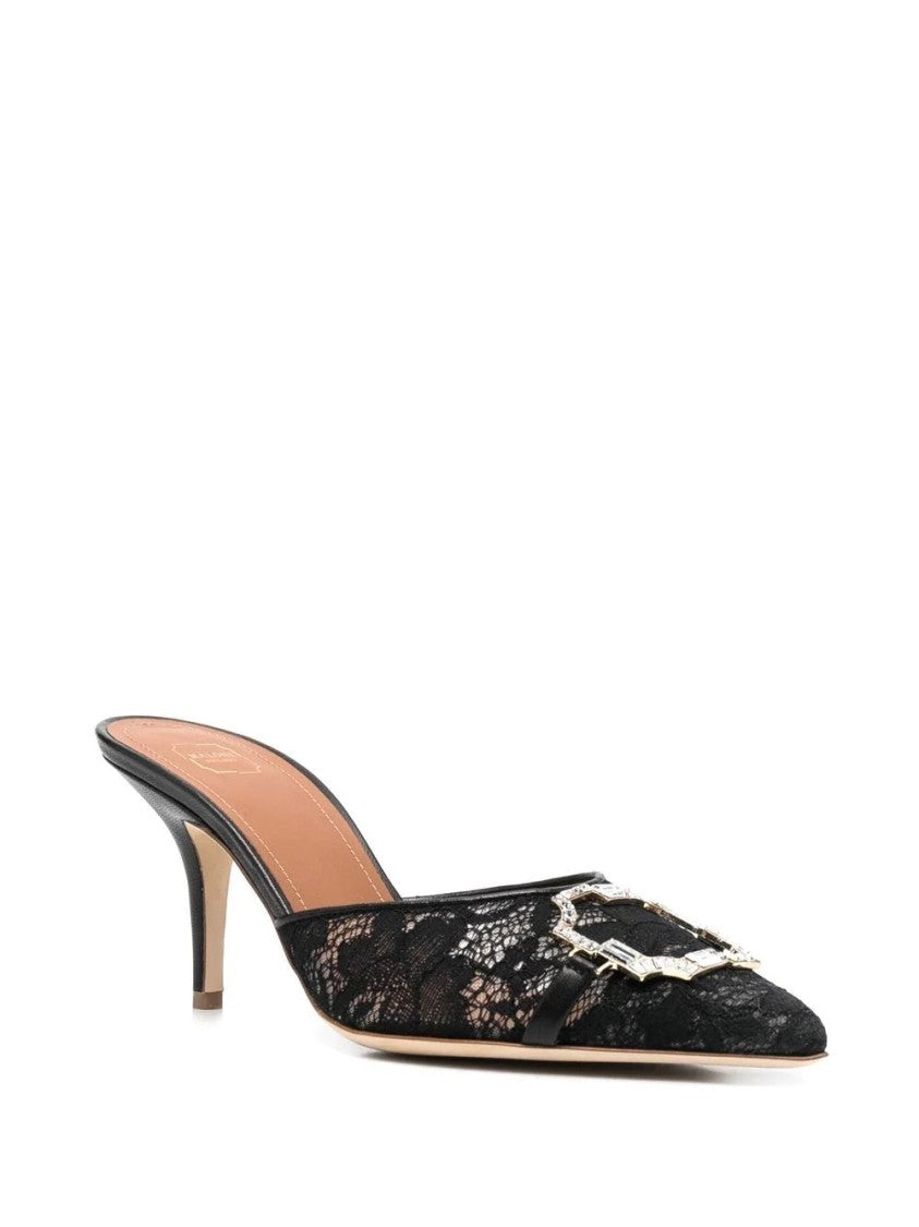 Malone Souliers Missy 70 Black Lace Stiletto M