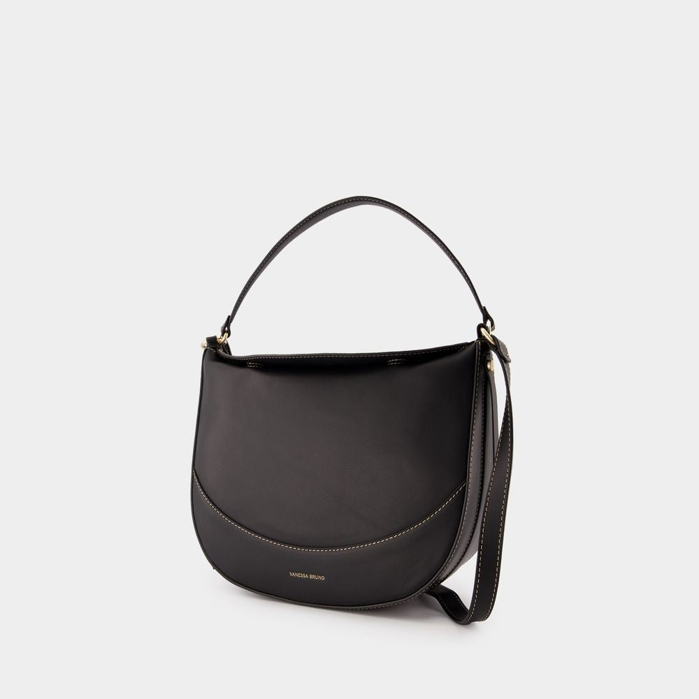 Vanessa Bruno Daily Bag Crossbody - Leather - Black