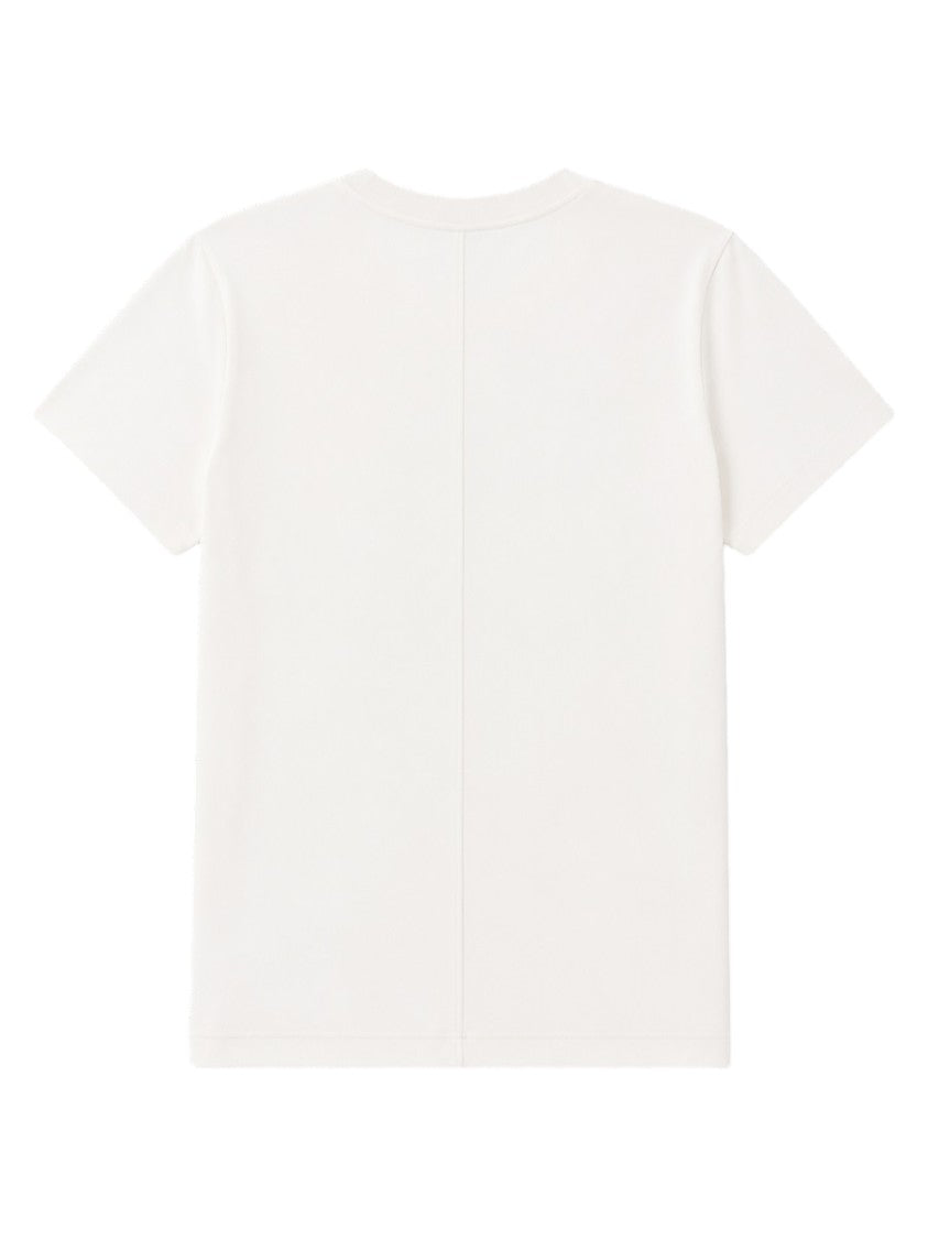Co Minimalist White Crew Neck Cotton T-Shirt