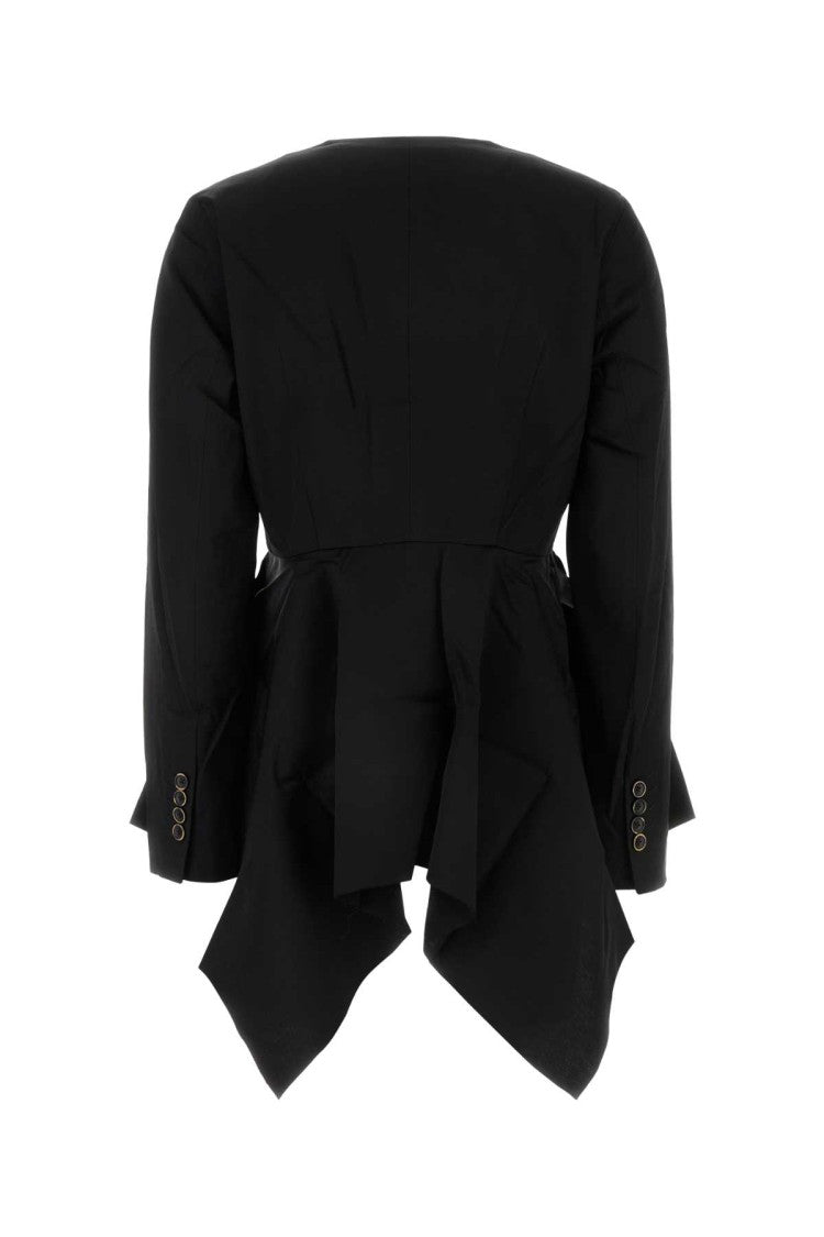 Uma Wang Black Viscose Blend Koney Jacket