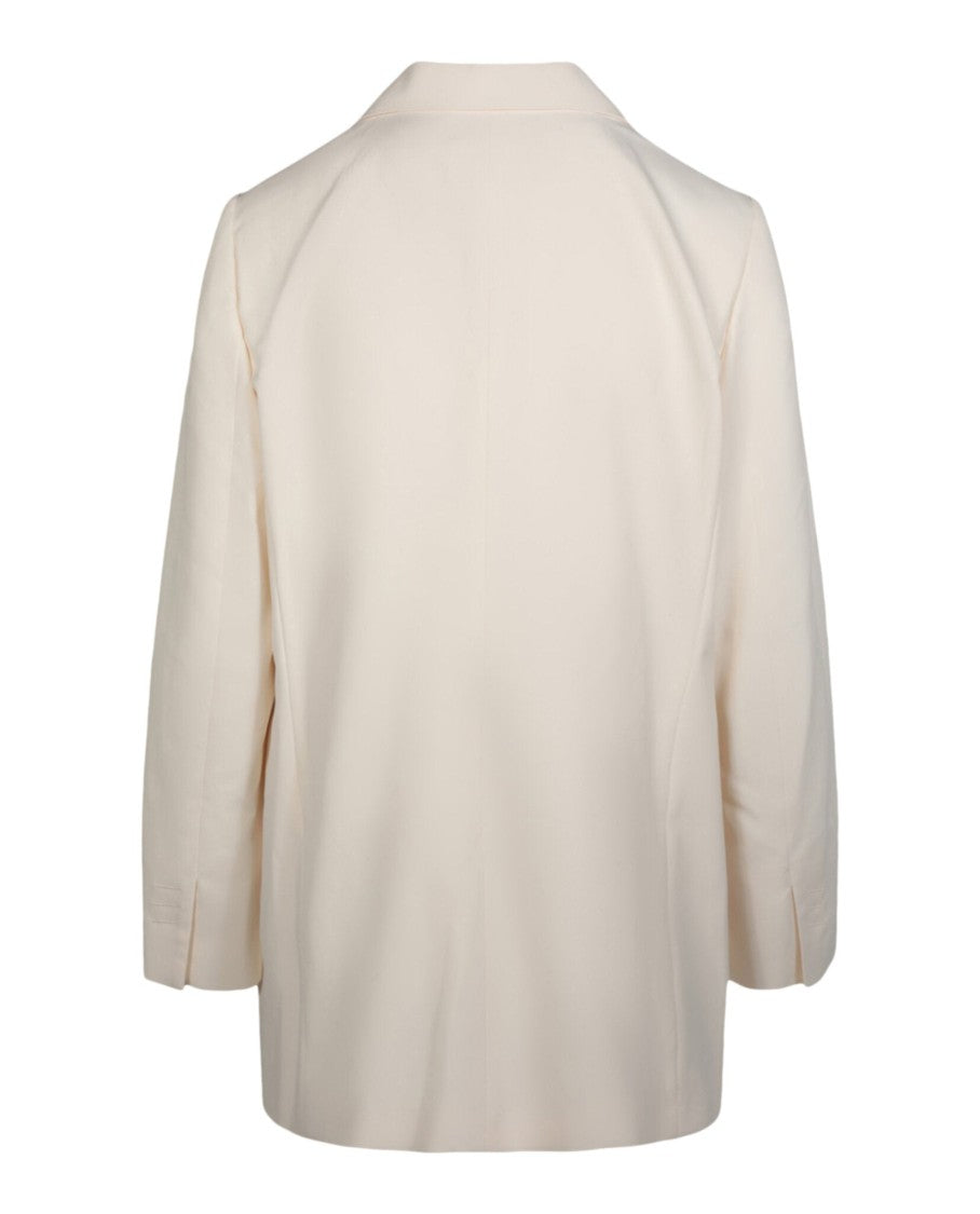 Ferragamo Single Button Silk Blazer