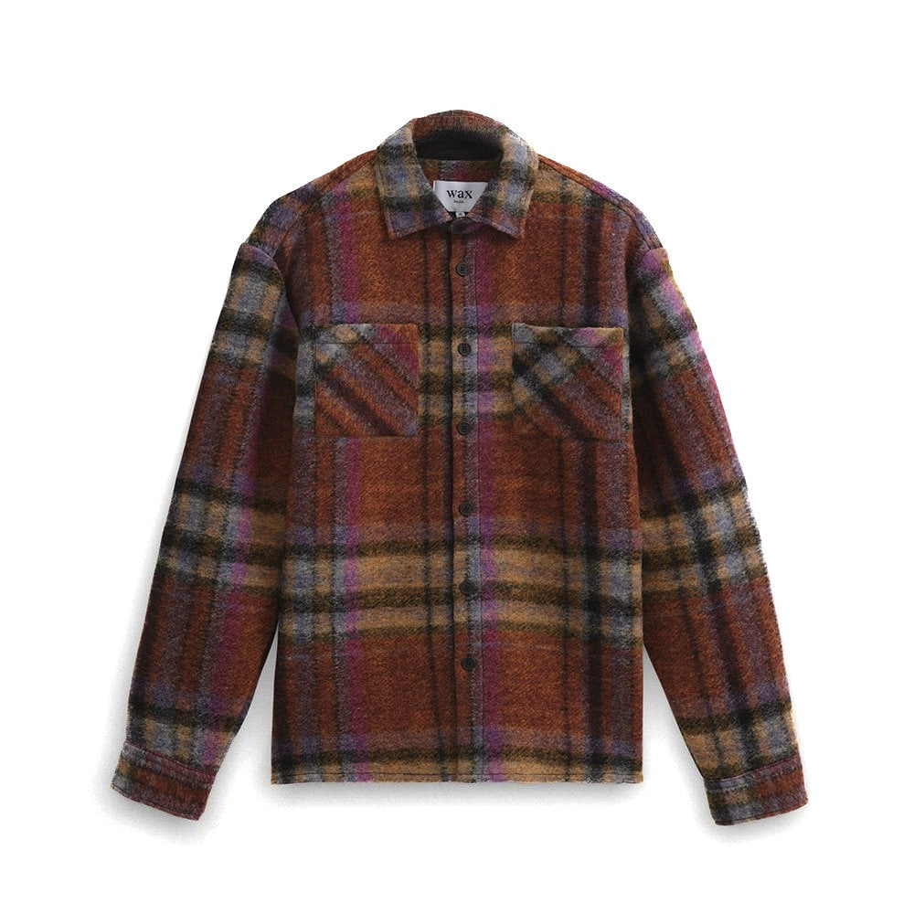 Wax London Multicolored Check Wool Blend Jacket