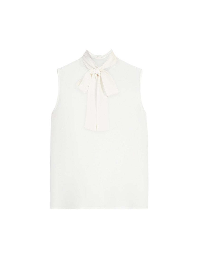 Max Mara Sleeveless Top With High Neckline