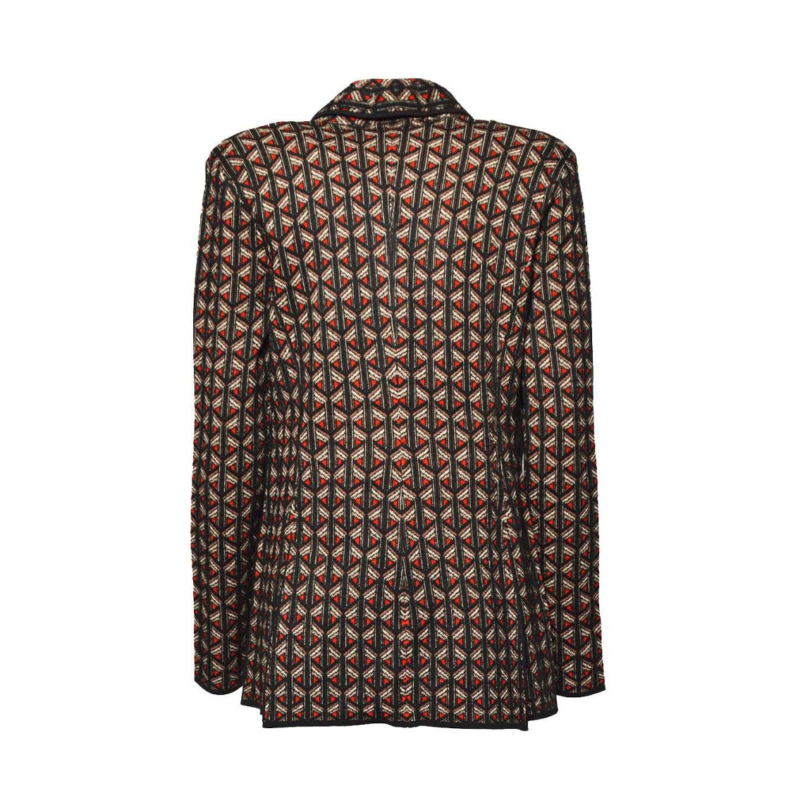 Diane Von Furstenberg Tailored Single-Breasted Jacket With Geometric Pattern