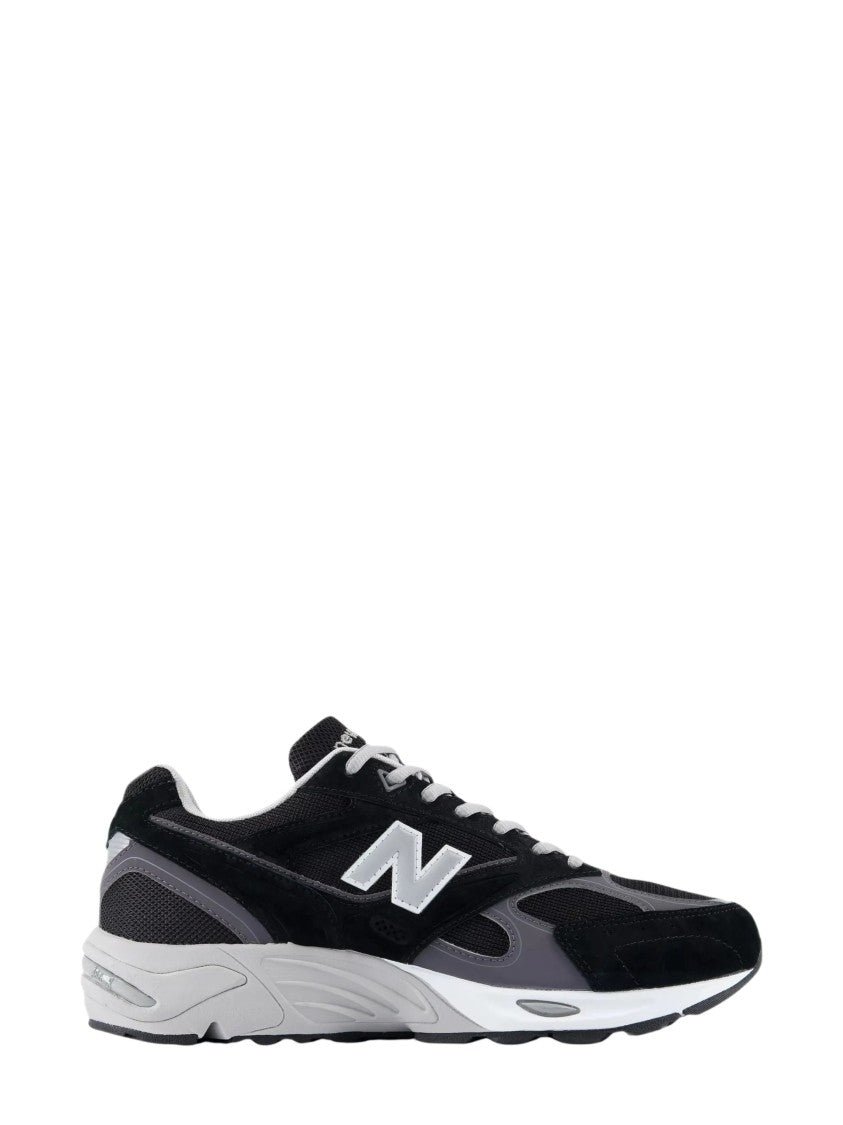 New Balance Black 880R Leather Mesh-Blend Sneakers