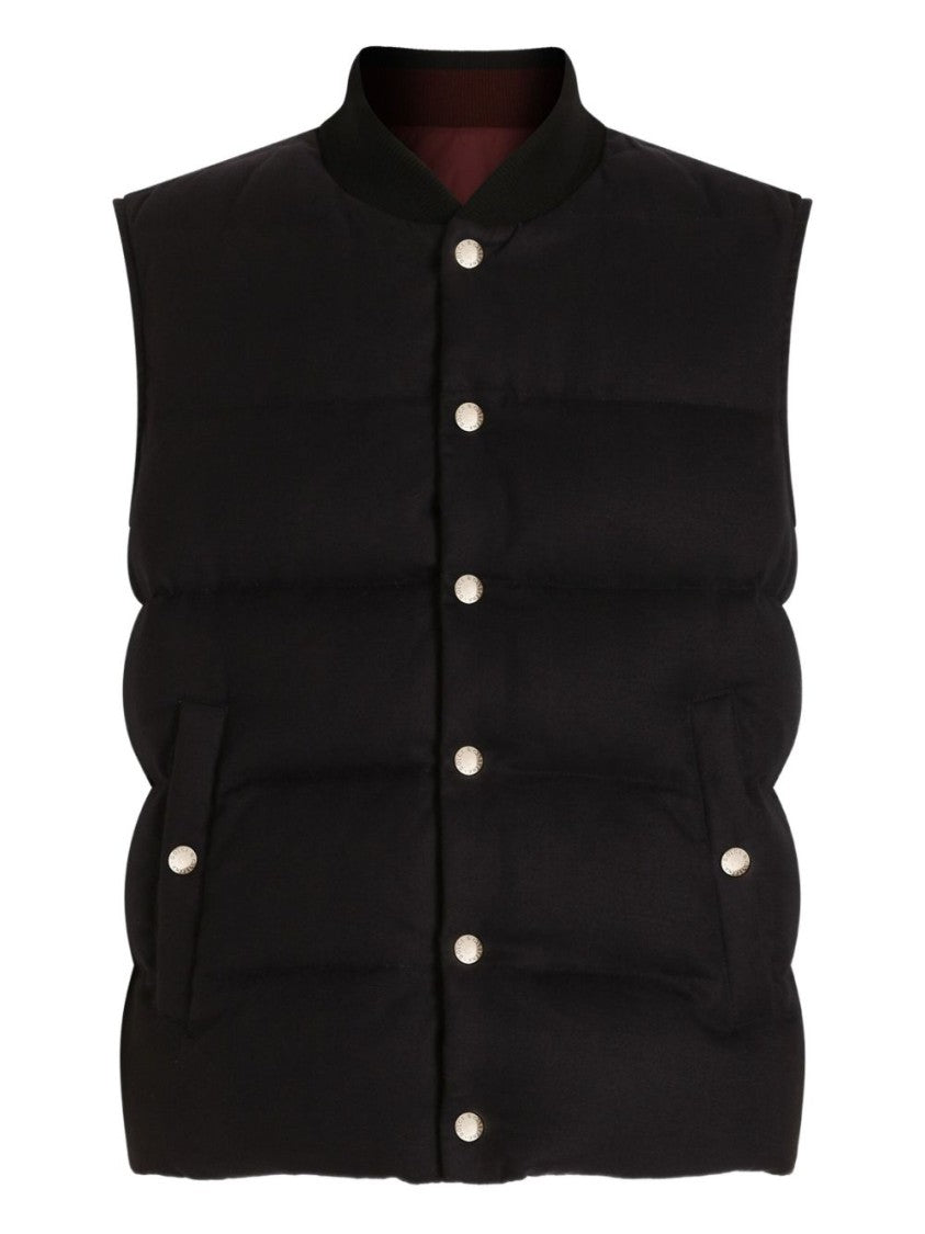 Dolce & Gabbana Quilted Reversible Padded Gilet