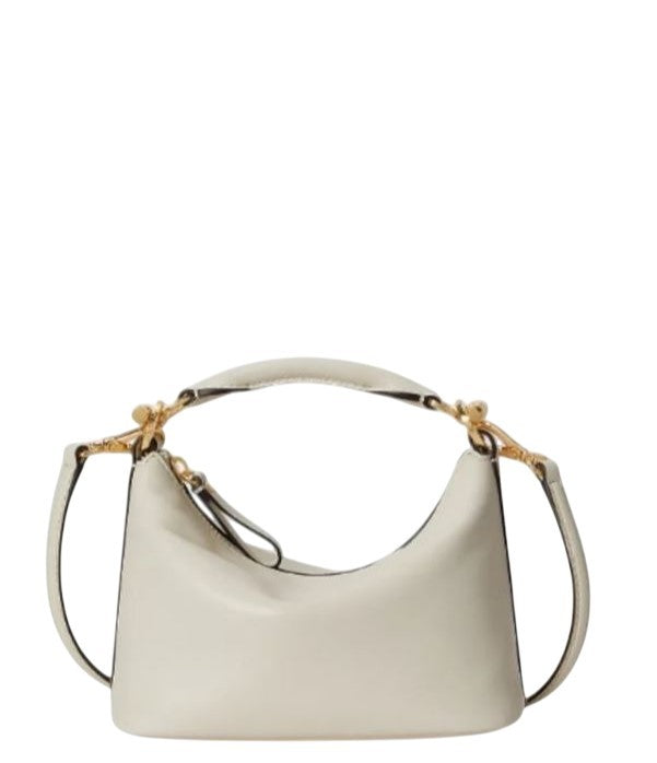 Lauren Ralph Lauren Mini Blaike Bag In Smooth Nappa Leather With Brass Accents
