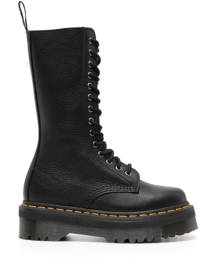 Dr. Martens High Lace-Up Black Leather Ankle Boots