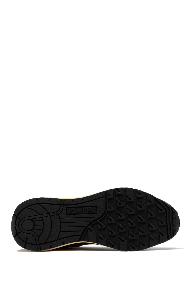 Autry Green Reelwind Suede Mesh Sneakers