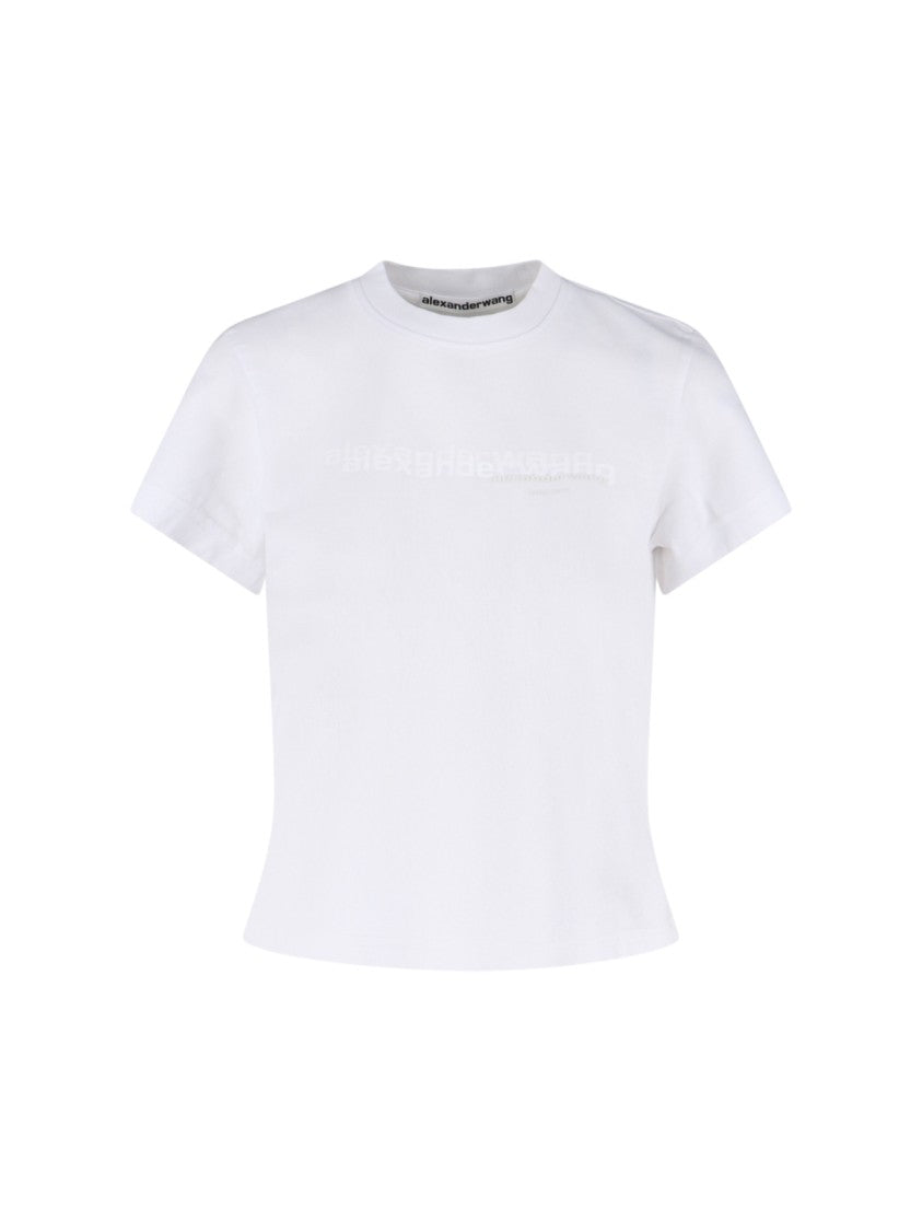 Alexander Wang White Crew Neck T-Shirt
