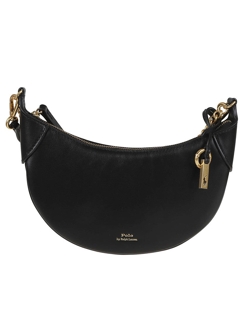Polo Ralph Lauren Mini Leather Saddlebag With Chain Handle