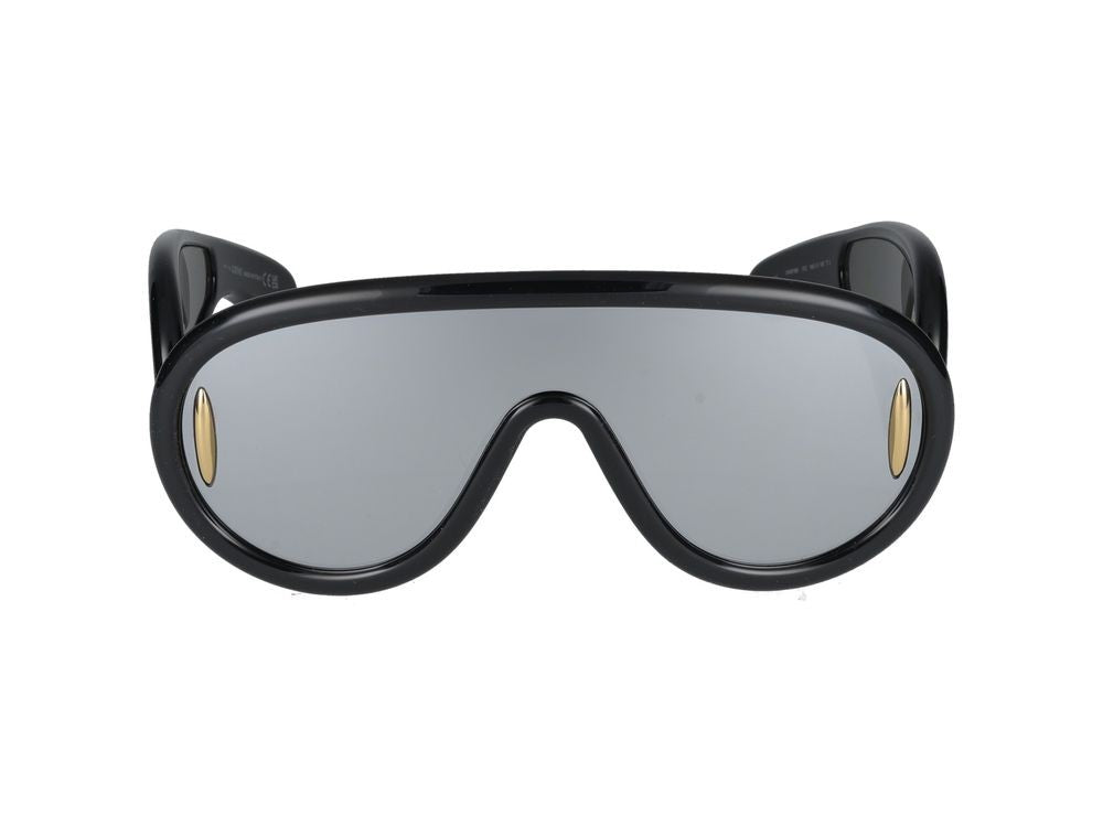 Loewe Black Lw40108i Shield Sunglasses