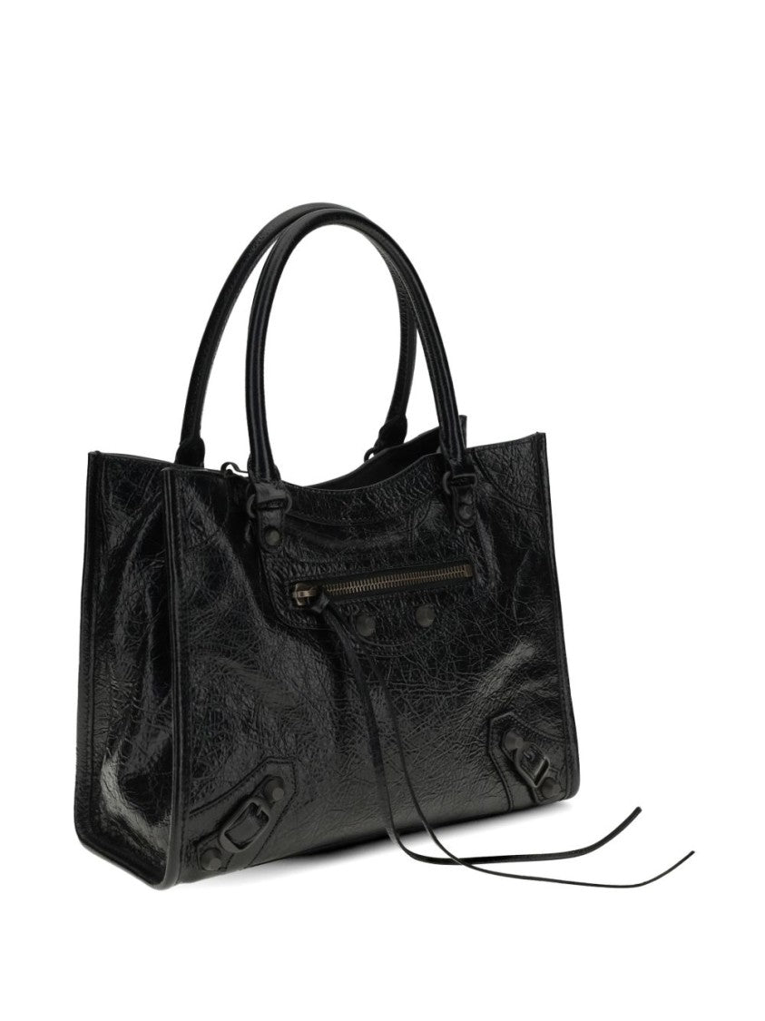 Balenciaga Le City Mini Arena Lambskin Tote Bag