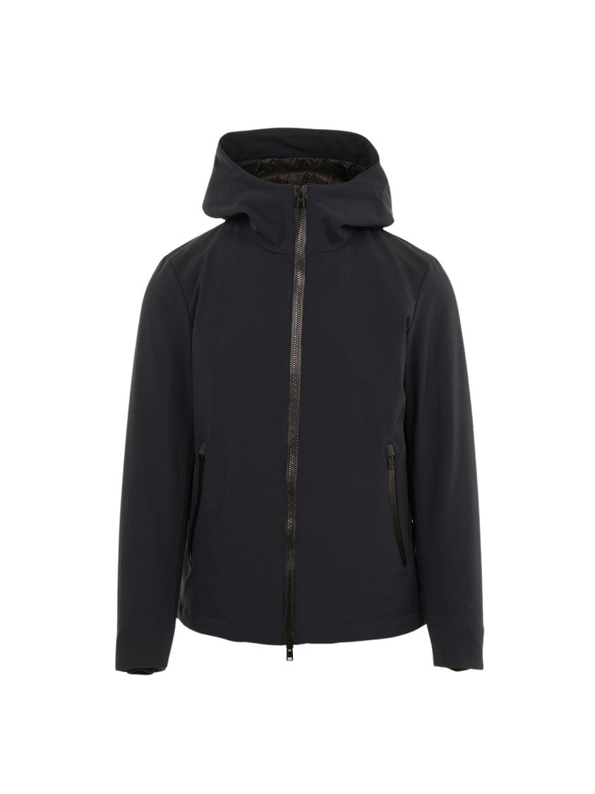 Woolrich Hooded Zip-Up Coat