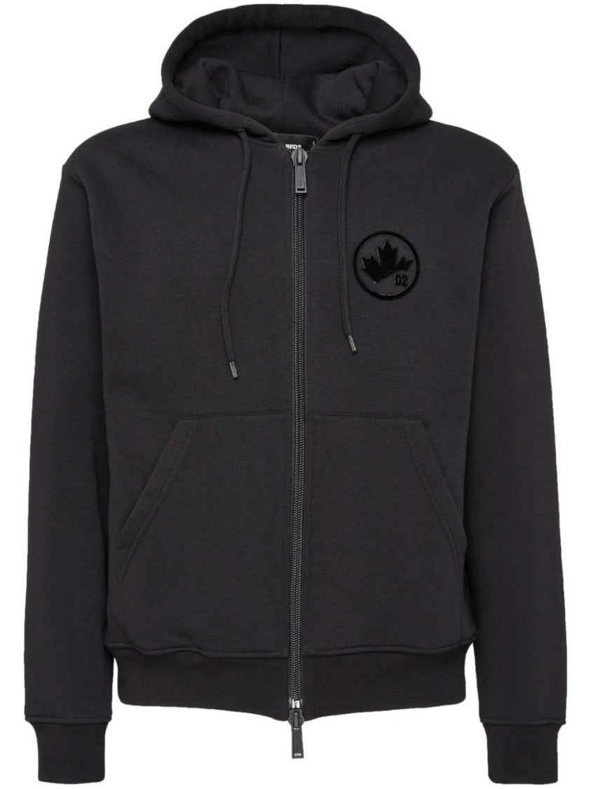 Dsquared2 Zip-Up Cotton Hoodie