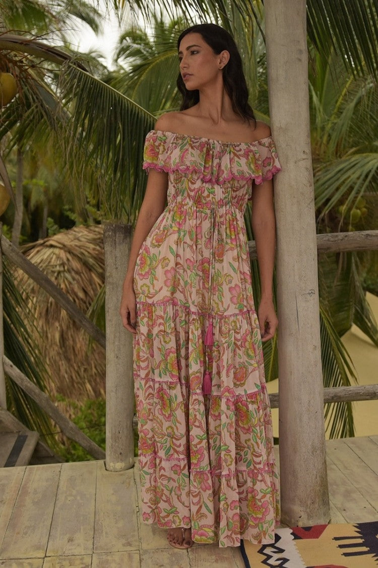 Miss June Karina Long Dress