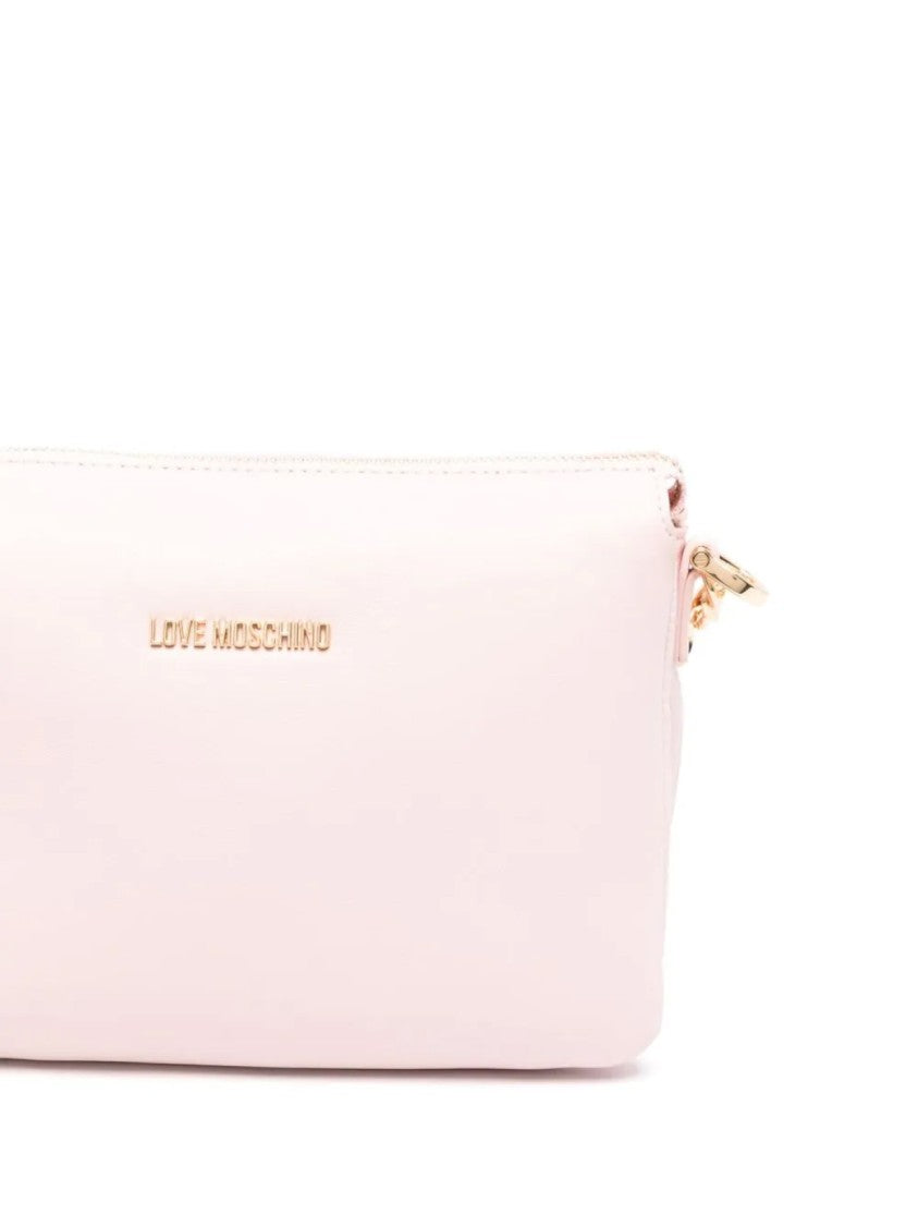 Moschino Chain Link Logo Shoulder Bag