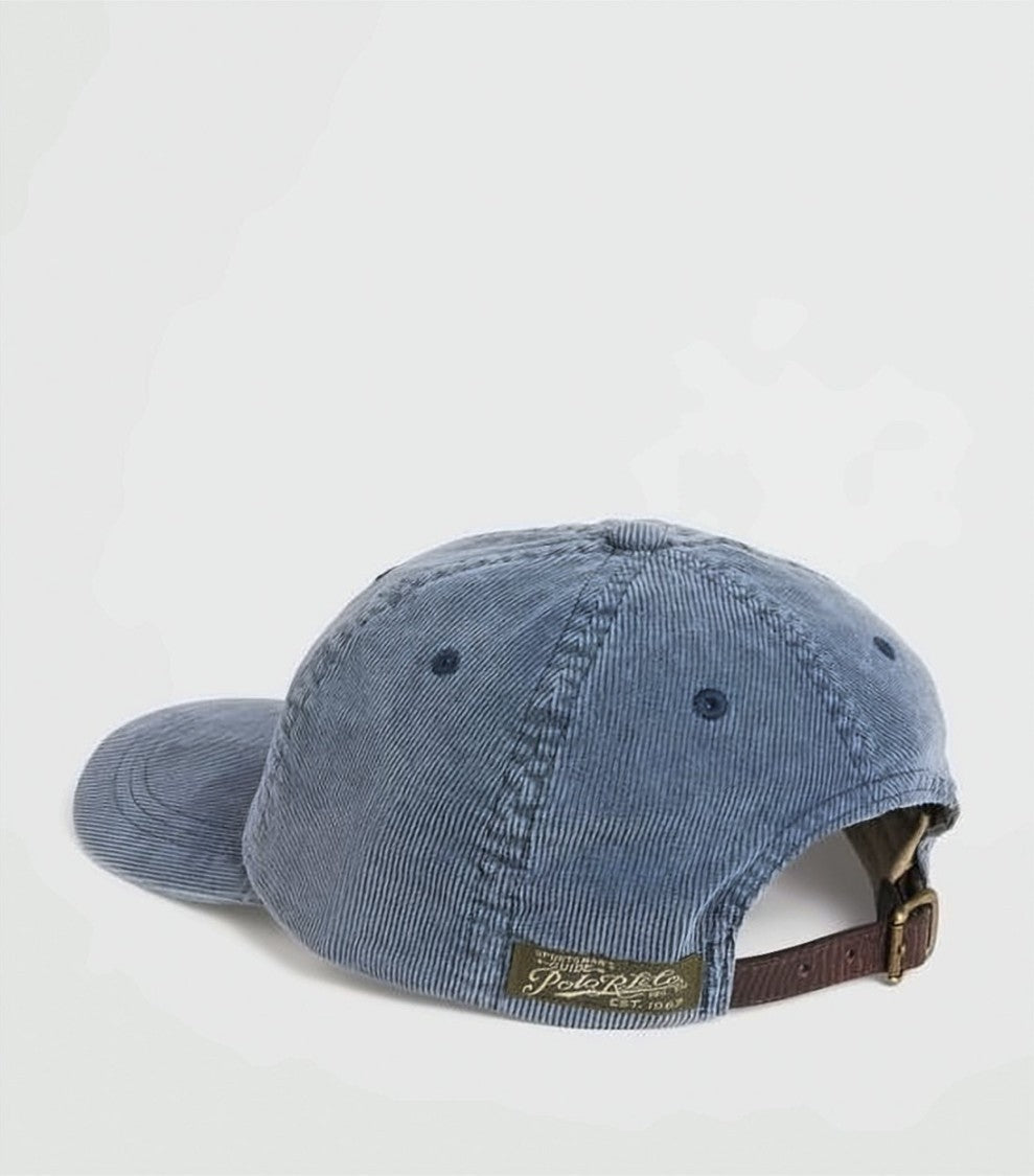 Polo Ralph Lauren Textured Corduroy Cap With Vintage Logo
