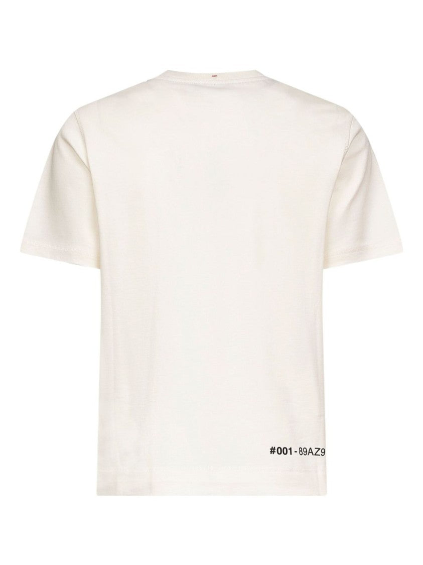 Moncler Grenoble Cotton T-Shirt With Embossed Logo