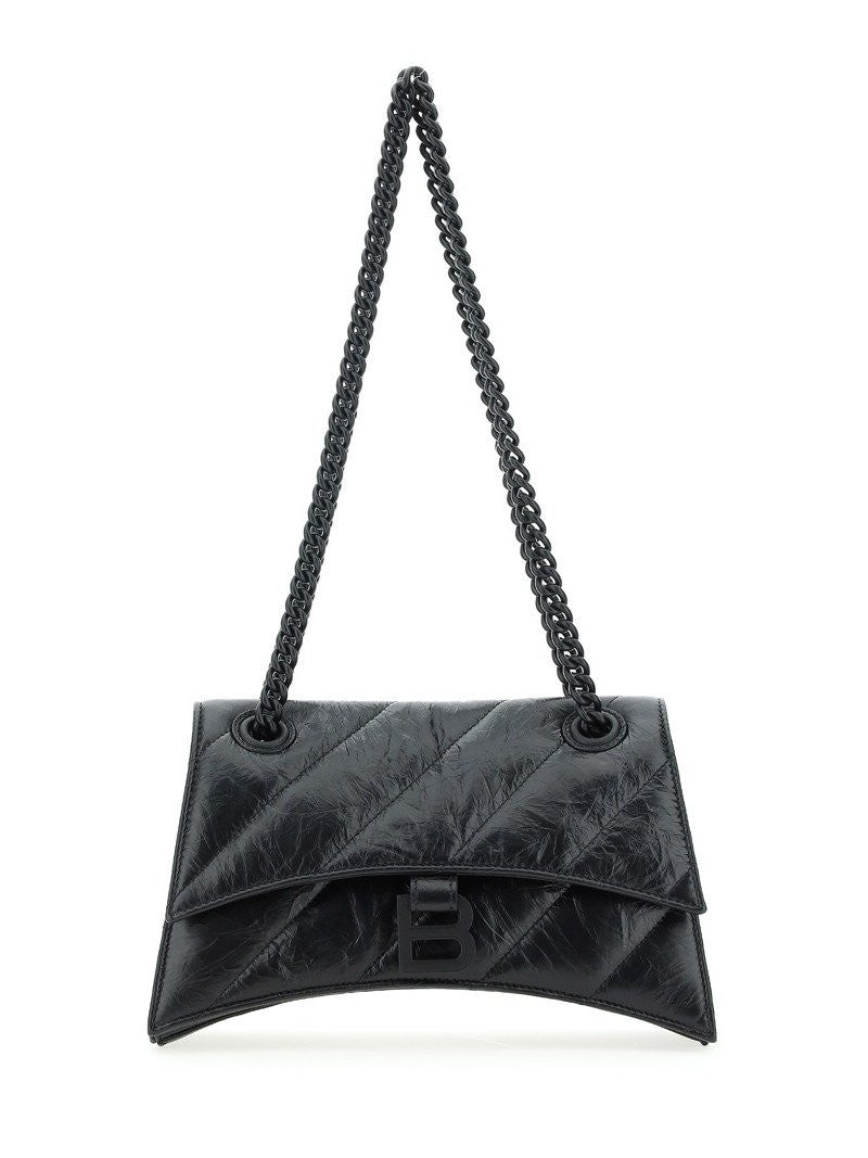 Balenciaga Glossy Quilted Shoulder Bag