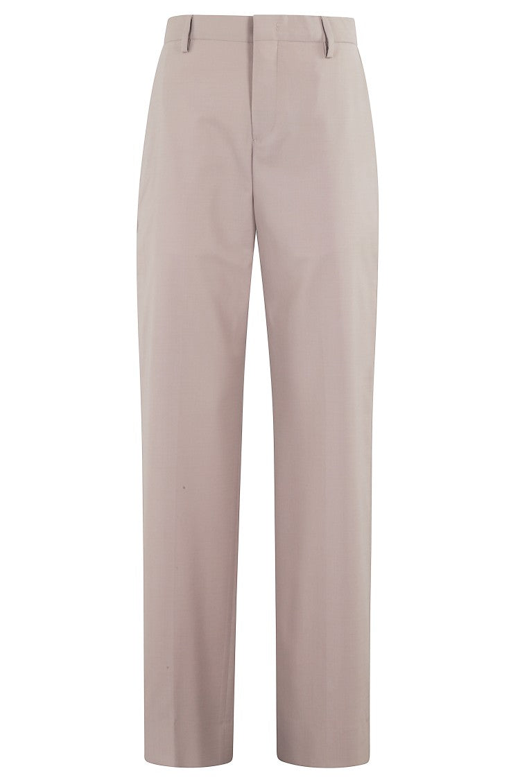 Briglia Tailored Straight-Leg Trousers With Subtle Waistband