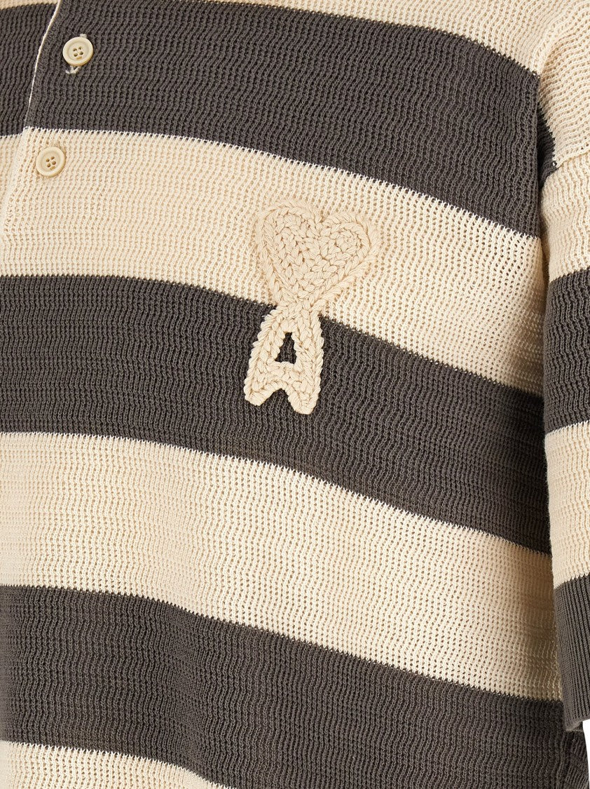 Ami Paris 'Ami De Coeur' Polo Shirt