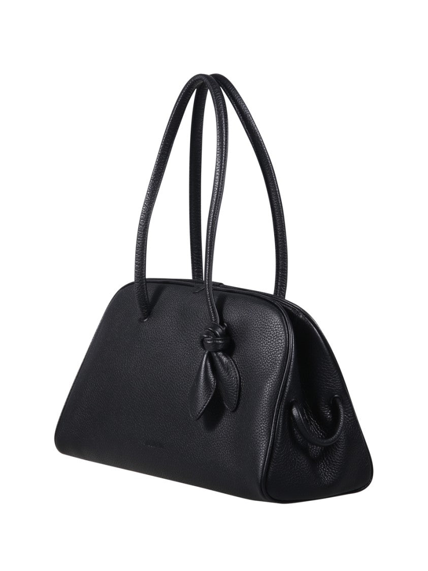 Jacquemus Textured Calf Leather Elongated Handbag