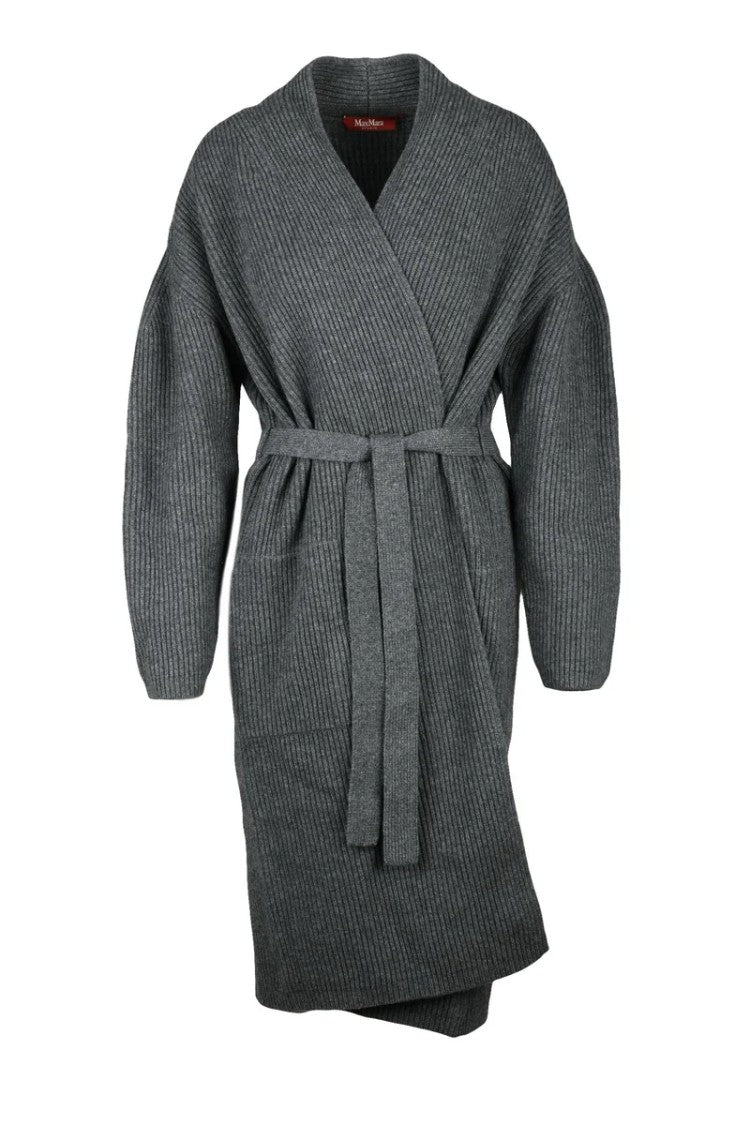 Max Mara Verna Maxi Cardigan - Grey