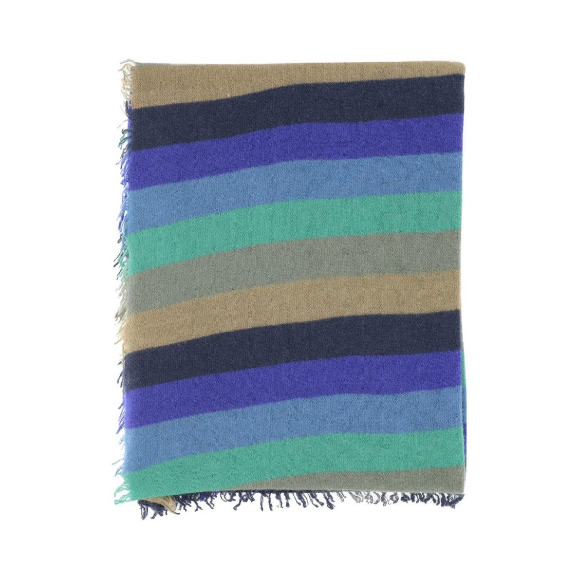 Faliero Sarti Strippy Cashmere Scarf