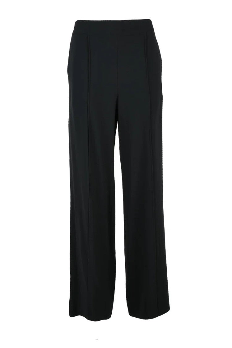 Liviana Conti Fluid Drape Wide-Leg Trousers