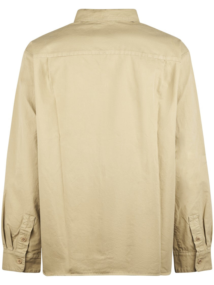 A.P.C. Relaxed-Fit Classic Collar Shirt With Logo Detail