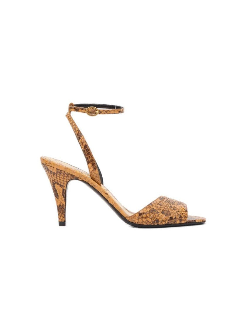 Valentino Garavani Ladycrush Sandals Python
