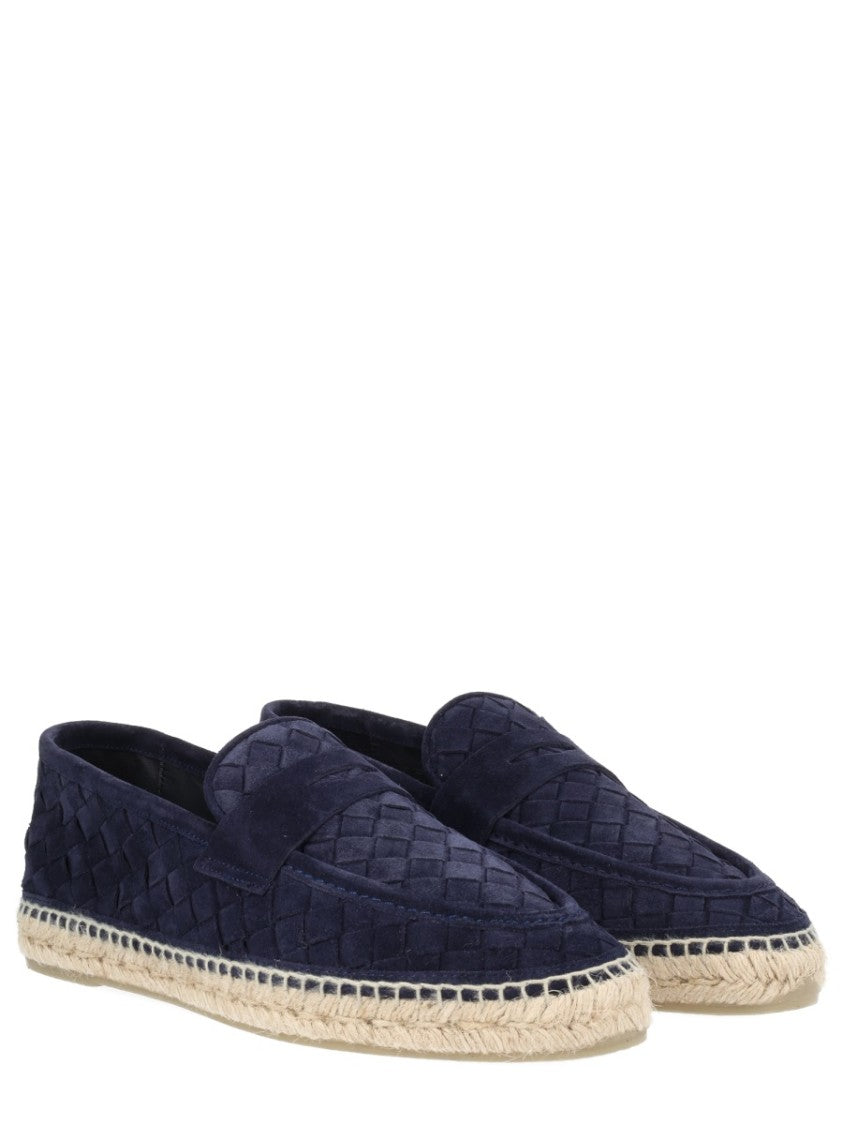 Castaner Nile Quilted Pattern Jute Moccasins Flats